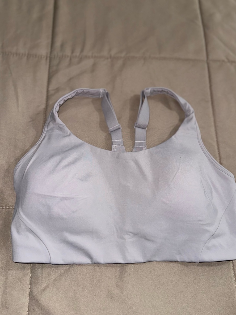 lululemon athletica Light Lavender Sports Bra with Adjustable Straps